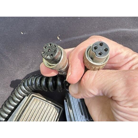 2 Vintage RCA & Tram CB Push Button Microphones Untested Used - Picture 4 of 10